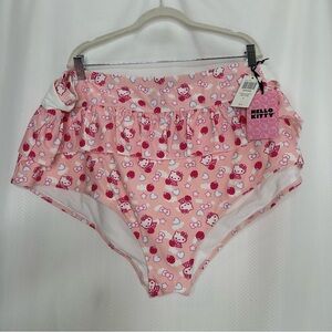 Hello Kitty Sanrio pink swim bottoms strawberries size 5X